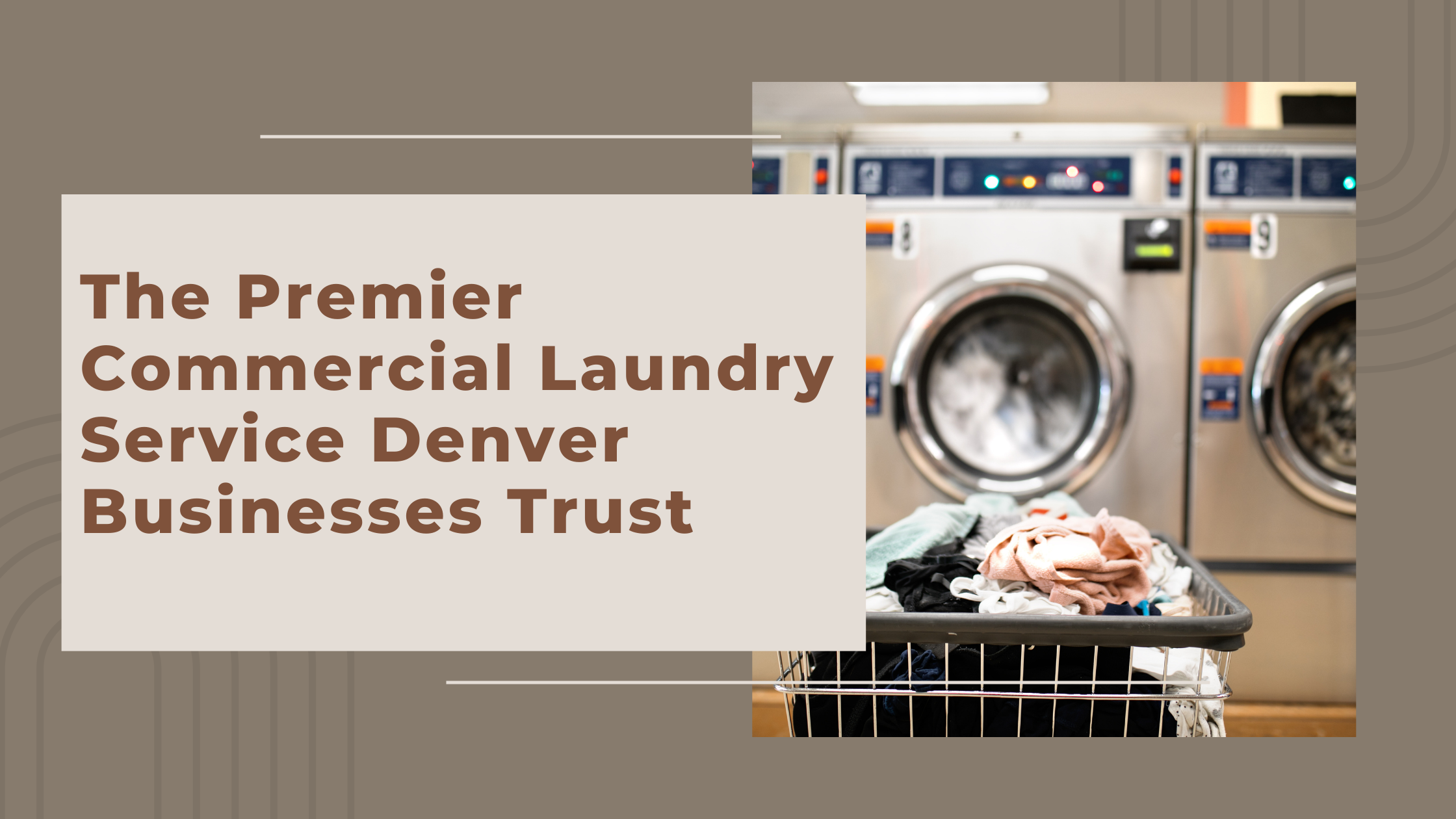 Commercial Laundry Service Denver