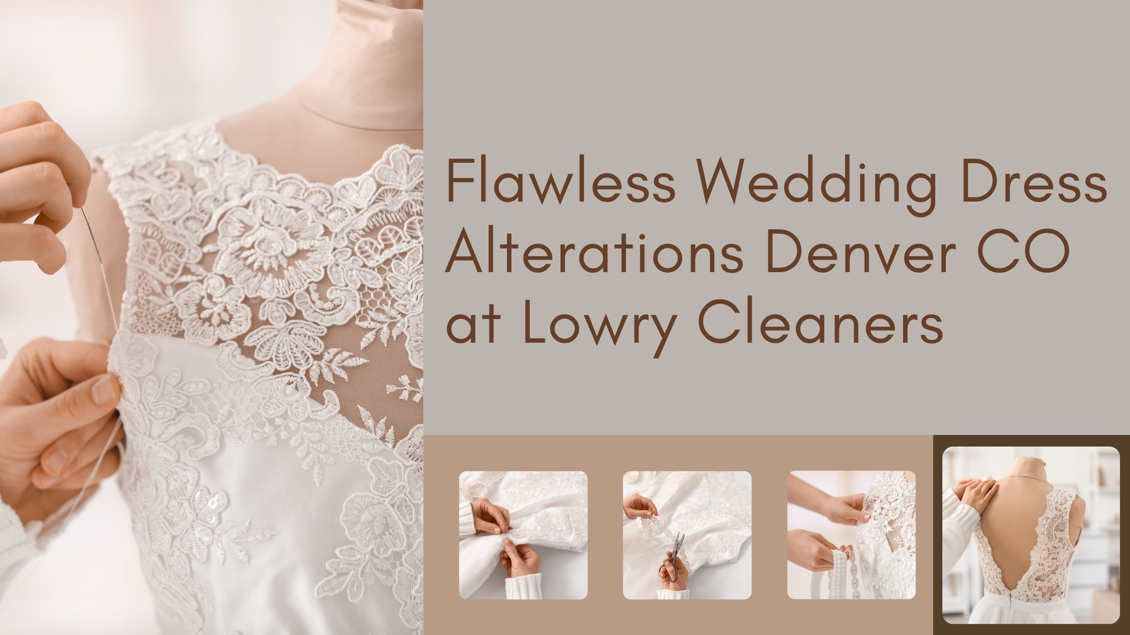 Wedding Dress Alterations Denver CO