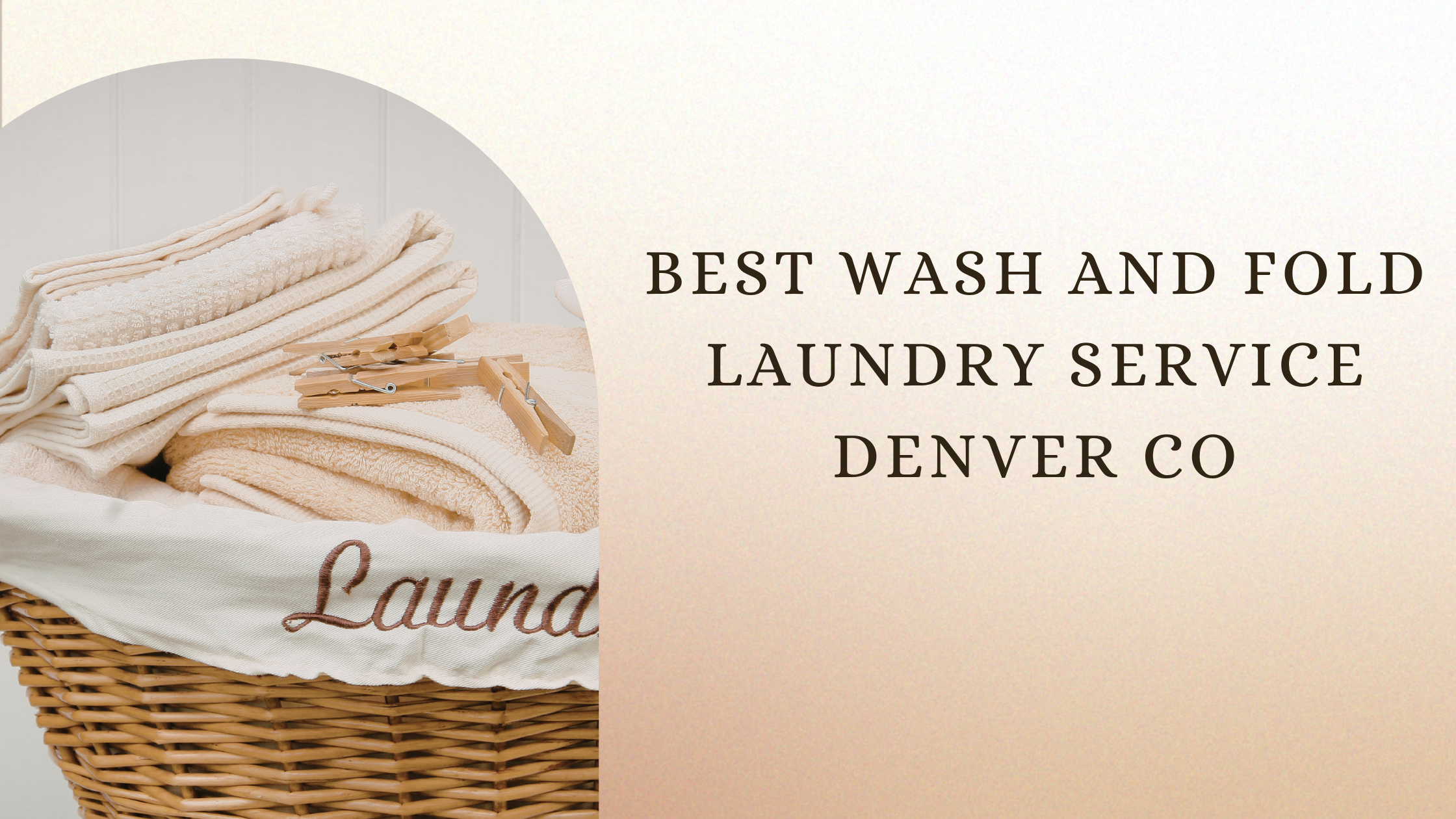 Wash And Fold Laundry Service Denver Co