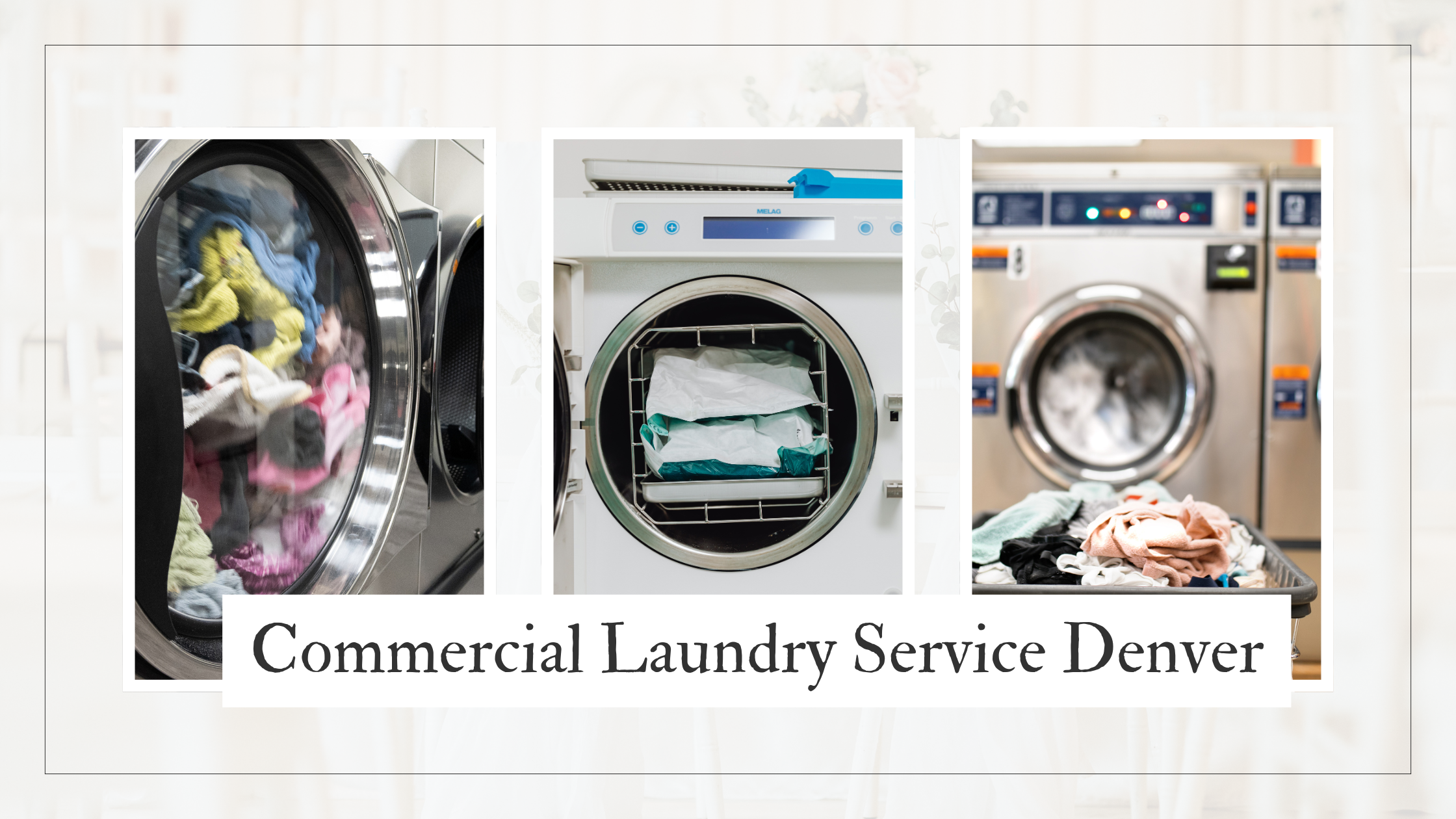 Commercial Laundry Service Denver